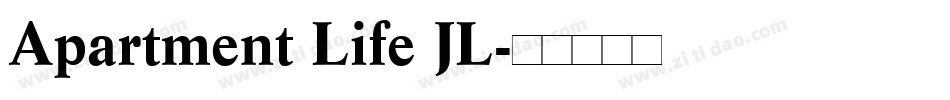 Apartment Life JL字体转换